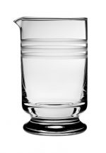 Calabrese Footed Coktail Mixing Glass Three Cuts 600ml