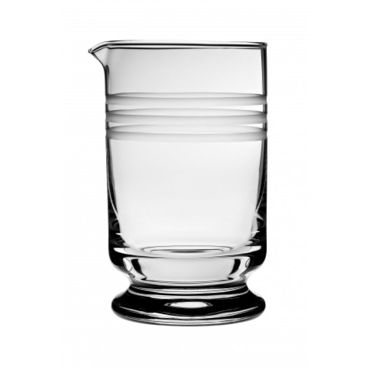 Calabrese Footed Coktail Mixing Glass Three Cuts 600ml