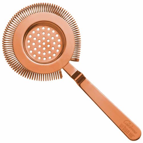 Calabrese Cocktail Hawthorne Strainer Copper