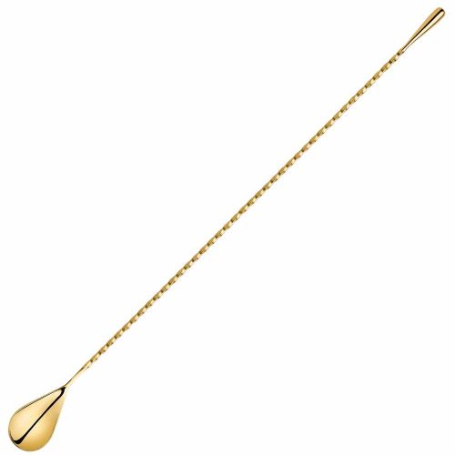 Teardrop Gold Cocktail BarSpoon 30cm