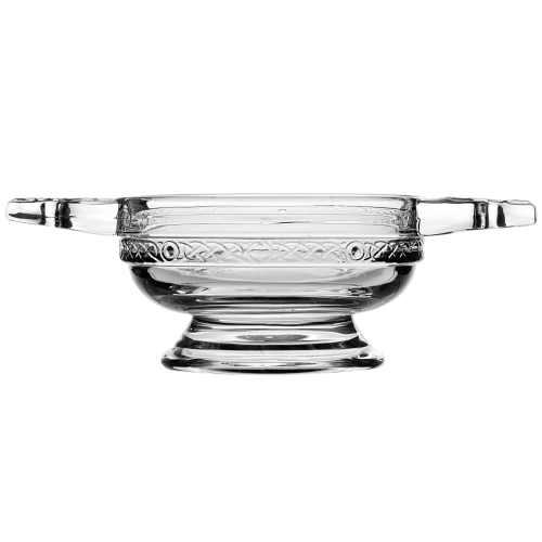 Glass Quaich Scotch Whisky Bowl