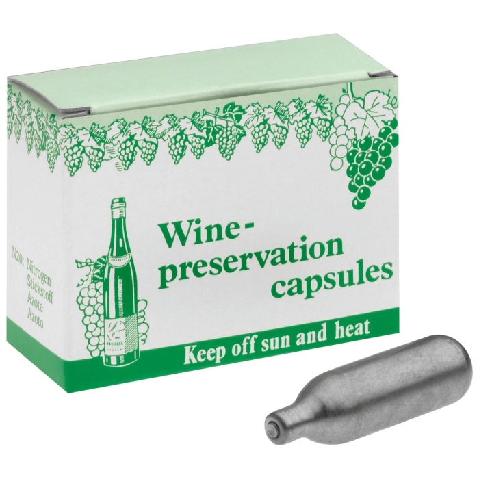 Wine Protection Capsules 8gr N2O/10-pack