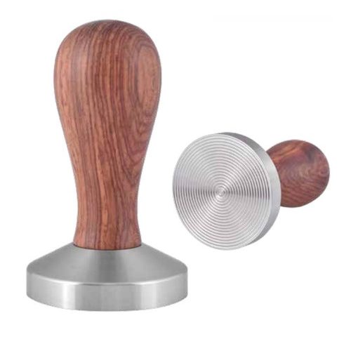 Coffee Tamper Circles Wood 58mm